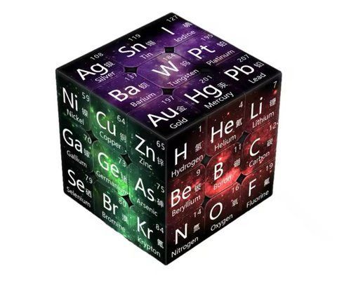 Кубик Рубіка 3х3 Хімічні елементи Rubik's Cube 3x3 фото