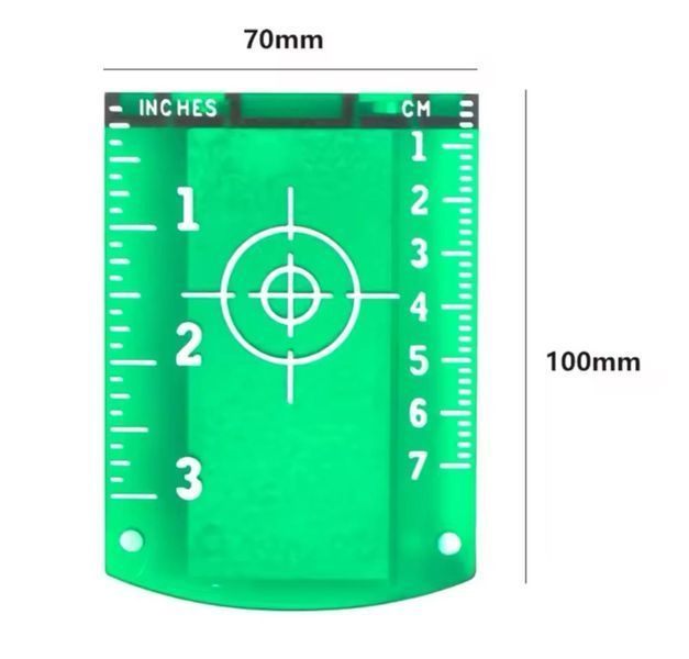 Мішень магнітна для нівелірів із зеленим кольором променя laser Target фото