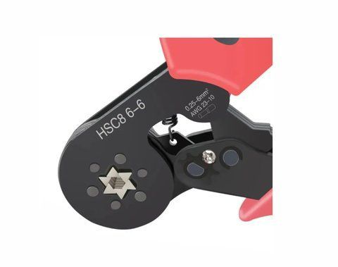 Крімпер кліщі Lion Rage HSC8 6-6 AWG23-10 для обтиску трубчастих наконечників 0.25 - 6 мм&sup2; HSC8 6-6 фото