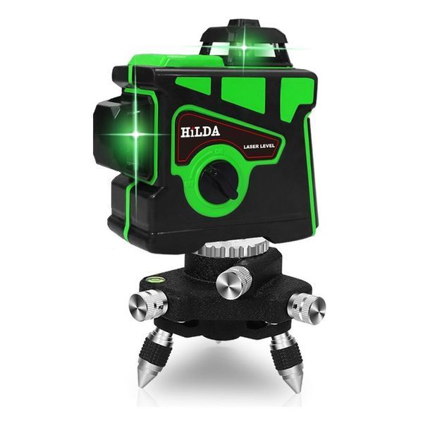 Лінійний лазерний нівелір Hilda 3D-12  (2 аккумулятора) H-3D-12+battery фото