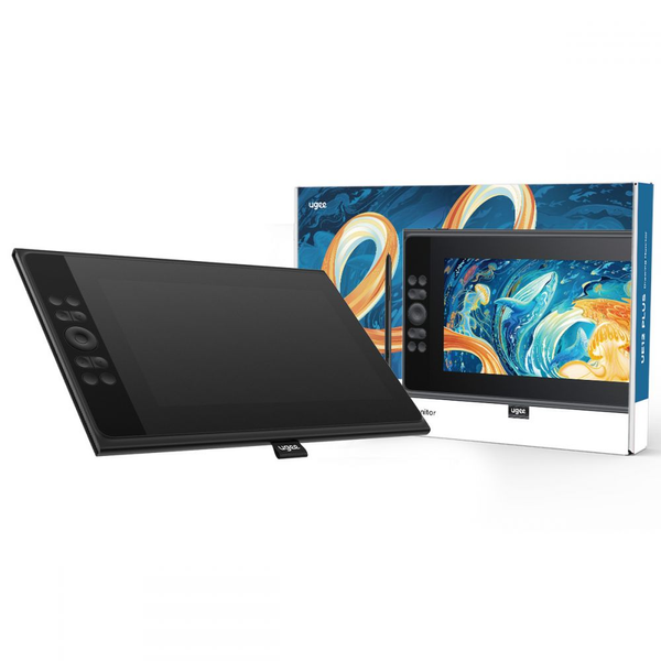 Графічний планшет Ugee UE12 Plus Black з діагоналлю 11.9&rdquo;, перо без підзарядки, 8 гарячих клавіш Ugee UE12 Plus Black фото