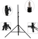 Штатив (тринога) 210 см для лазерного рівня 1/4 дюйма tripod 70-210 фото 2