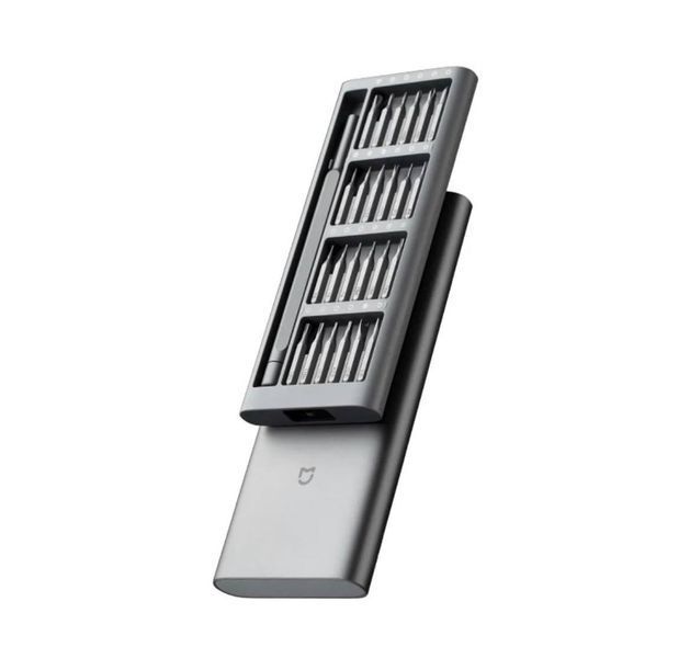 Викрутка Xiaomi Mi Precision Screwdriver 24 насадки + Магнітний килимок MJJXLSD002QW + фото