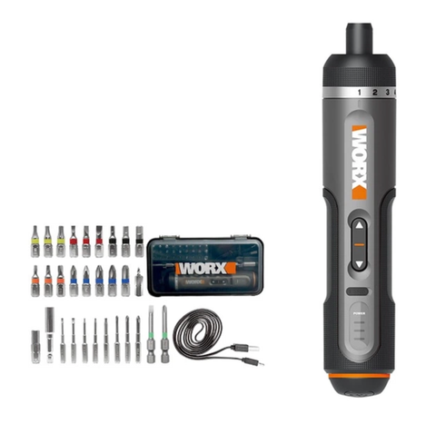 Електровикрутка Worx WX242, викрутка акумуляторна з набором біт в кейсі Worx WX242 фото