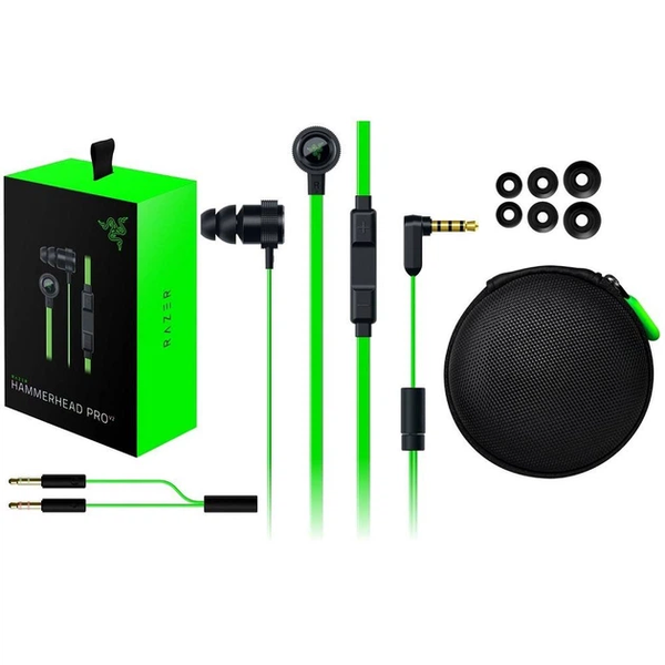 Навушники Razer Hammerhead Pro v2 (RZ04-01730100-R3A1) Black Hammerhead Pro v2 фото