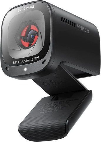 Веб-камера Anker PowerConf C200 з двома мікрофонами (2K 30FPS) Black PowerConf C200 фото