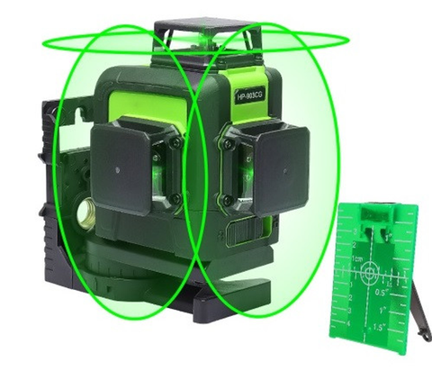 Лазерний рівень Huepar 3D Green Hp-903Cg зелений промінь HP-903CG фото