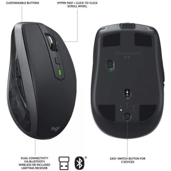 Мишка Logitech MX Anywhere 2S Graphite MX Anywhere 2S Graphite фото