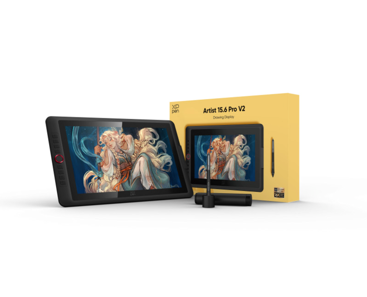 Графічний планшет XP-Pen Artist 15.6 Pro V2 Black з діагоналлю 15.4", активна область 340.99 &times; 191.81 мм XP-Pen Artist 15.6 Pro V2 фото
