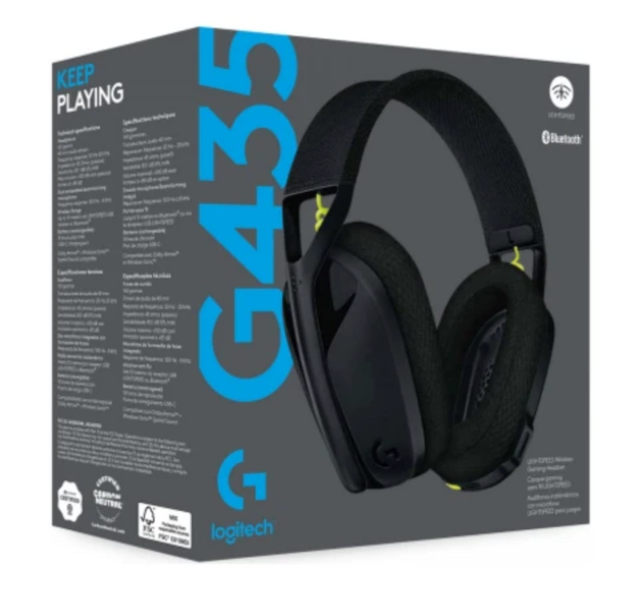 Навушники з мікрофоном Logitech G435 LIGHTSPEED Black G435 black фото