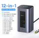 Док-станція Baseus Nomos NU1 Air 12в1 USB-C, 2x HDMI 4K, PD 100W, Ethernet, хаб для ноутбука Baseus hub 12in1 фото 4