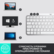 Клавіатура бездротова Logitech MX Keys Mini Wireless Illuminated UA/ENG + BOLT (920-010605) Pale Gray Logitech MX Keys Mini фото 2