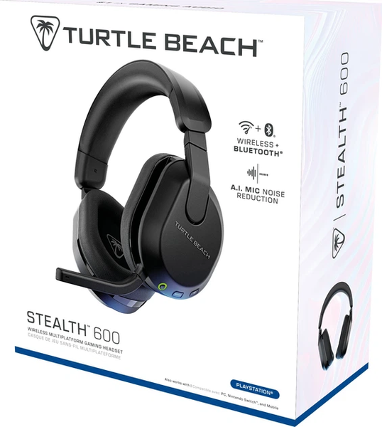 Навушники бездротові Turtle Beach Stealth 600 Gen 3 (PC/PS4/PS5/Mobile) Black  Stealth 600 Gen 3  фото
