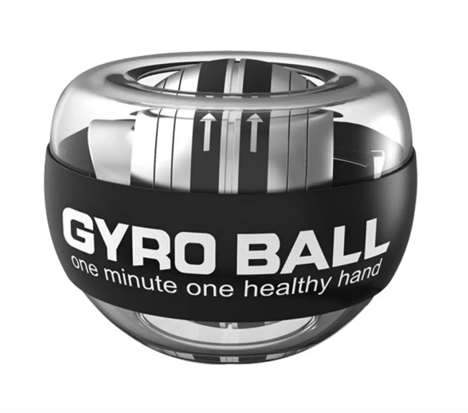 Тренажер для зап'ястя Powerball Gyro Ball для кистей рук Павербол Black Powerball фото